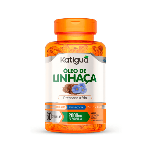 Encontraproduto.com.br - Óleo de Linhaça Katiguá 1000mg c/60 Cápsulas
