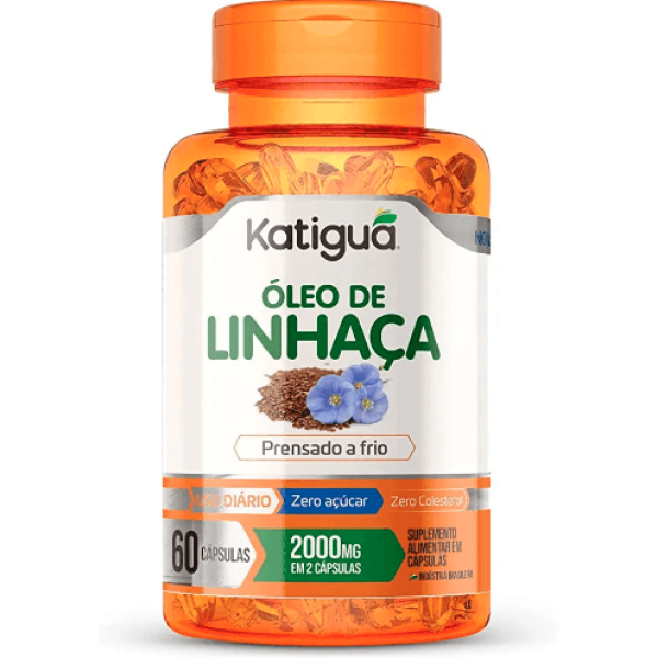 Encontraproduto.com.br - Óleo de Linhaça Katiguá 1000mg c/60 Cápsulas
