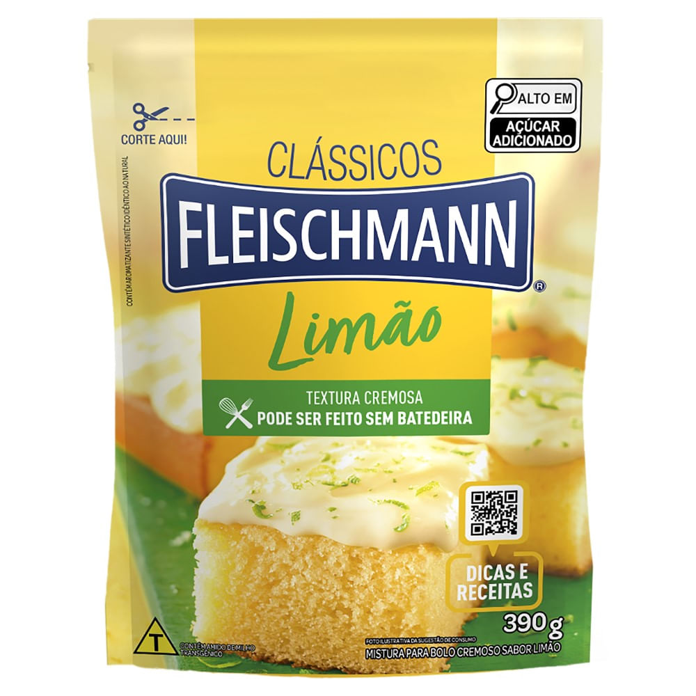Encontraproduto.com.br - MISTURA P/BOLO FLEISCHMANN 390G LIMAO