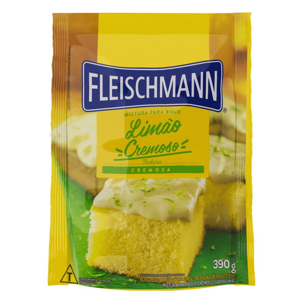 Encontraproduto.com.br - MISTURA P/BOLO FLEISCHMANN 390G LIMAO