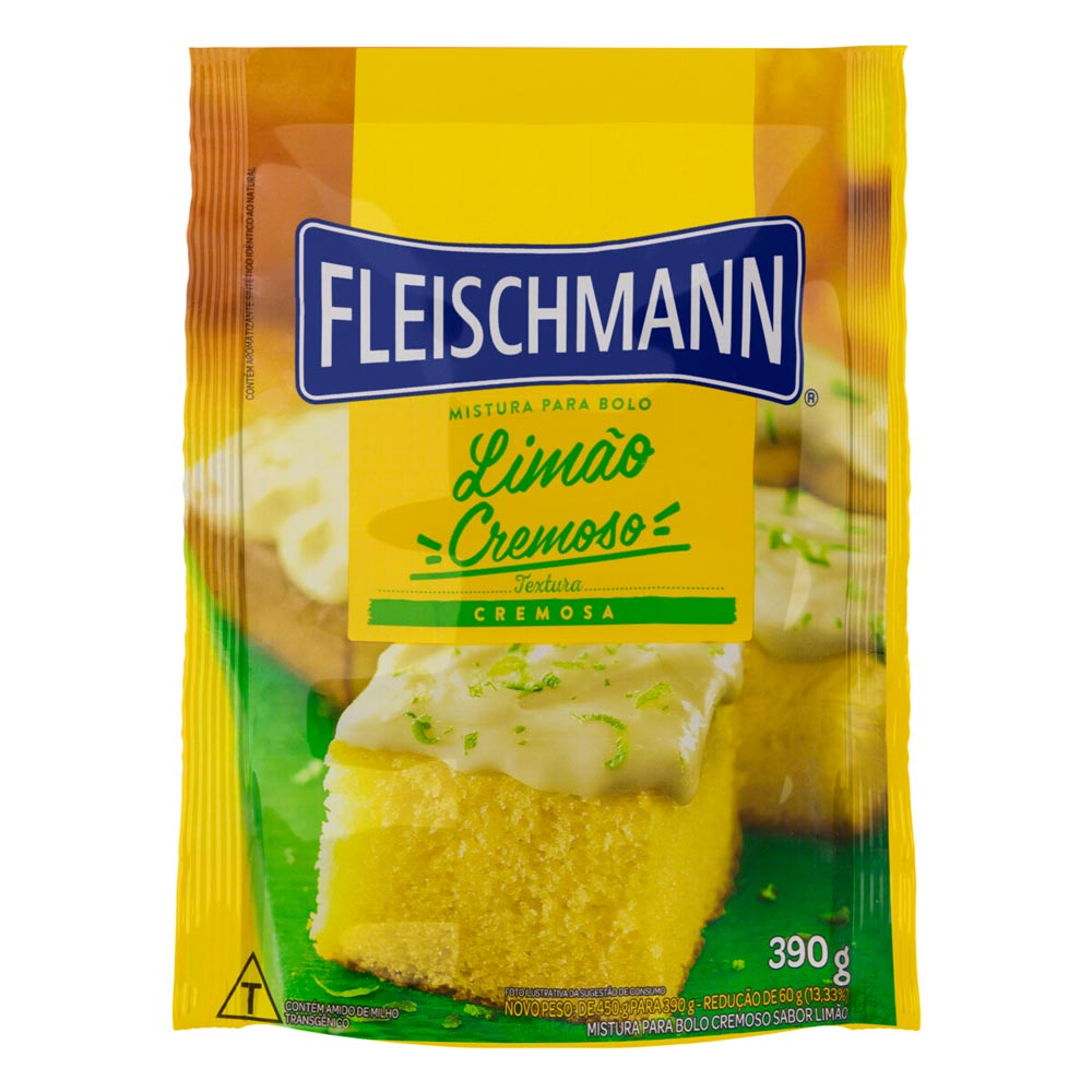 Encontraproduto.com.br - MISTURA P/BOLO FLEISCHMANN 390G LIMAO