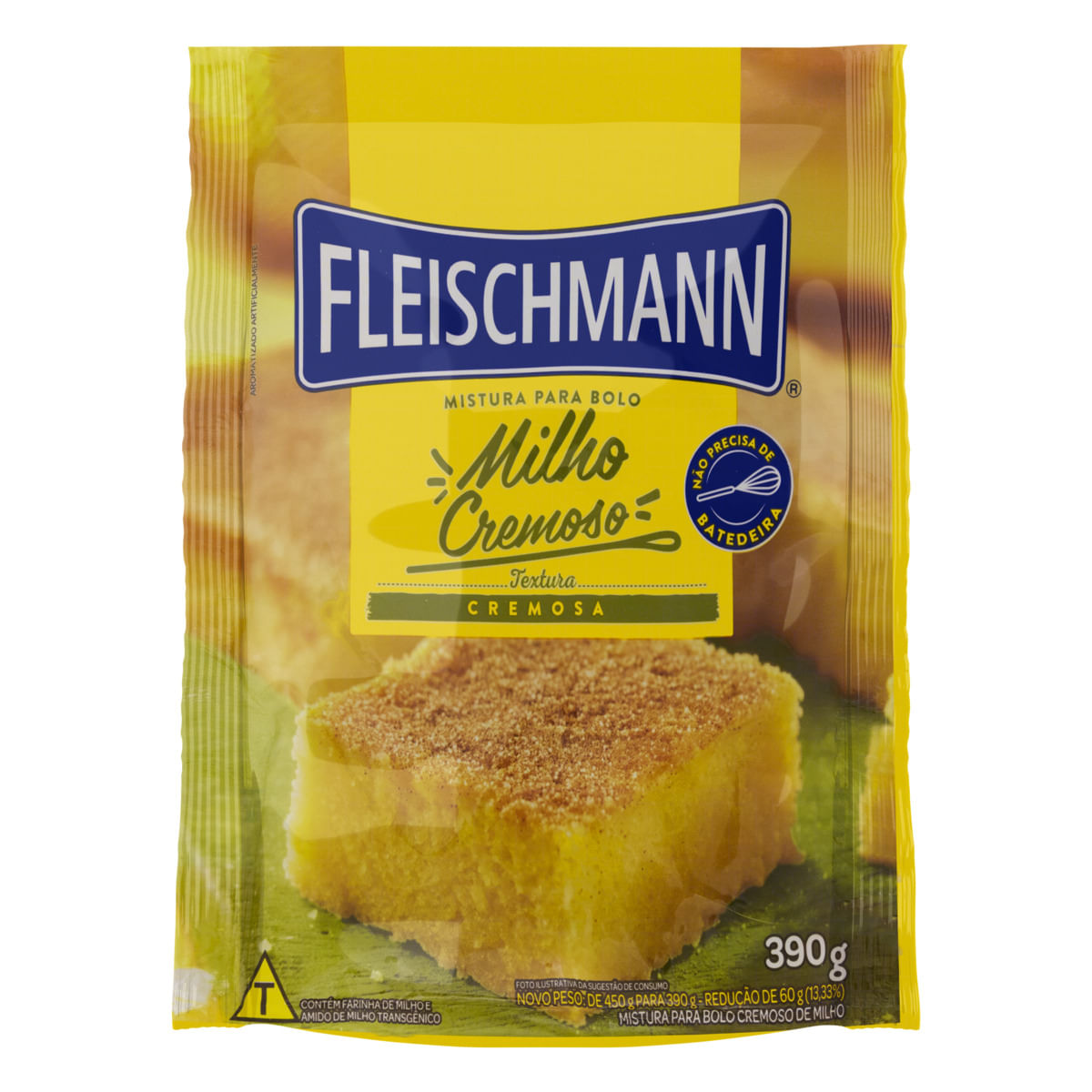 Encontraproduto.com.br - MISTURA P/BOLO FLEISCHMANN 390G MILHO