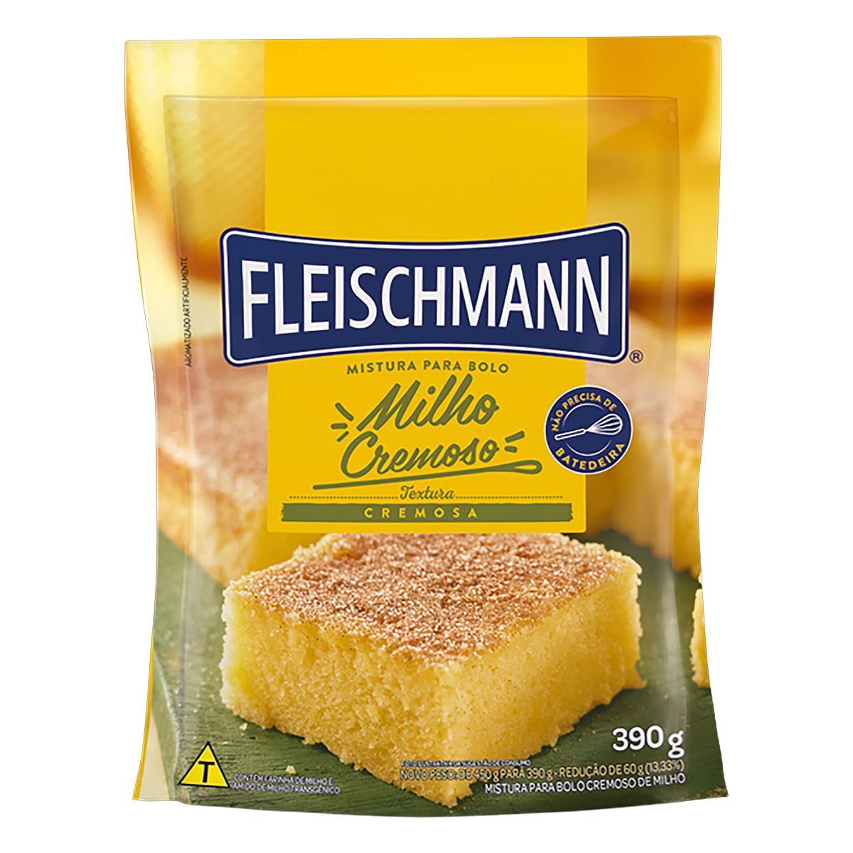 Encontraproduto.com.br - MISTURA P/BOLO FLEISCHMANN 390G MILHO
