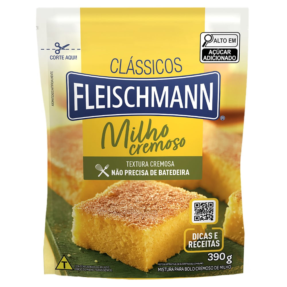 Encontraproduto.com.br - MISTURA P/BOLO FLEISCHMANN 390G MILHO