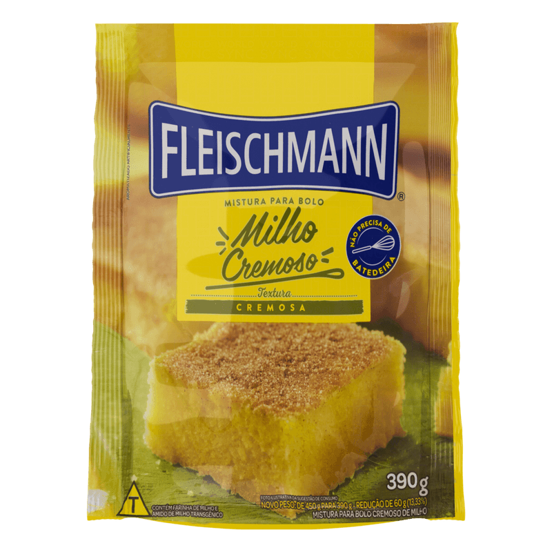 Encontraproduto.com.br - MISTURA P/BOLO FLEISCHMANN 390G MILHO
