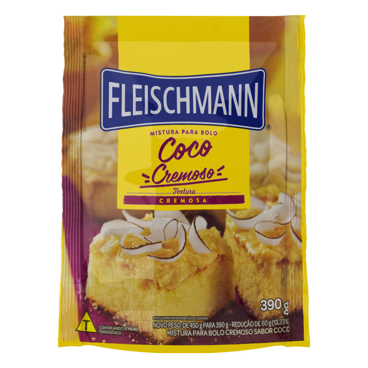 Encontraproduto.com.br - Mistura Para Bolo Fleischmann Coco 390G