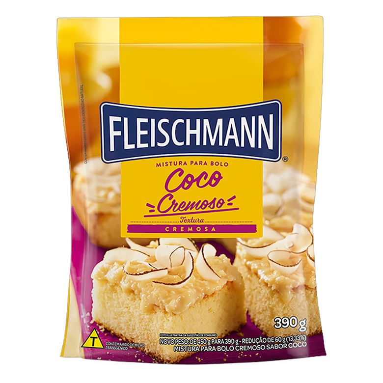 Encontraproduto.com.br - Mistura Para Bolo Fleischmann Coco 390G