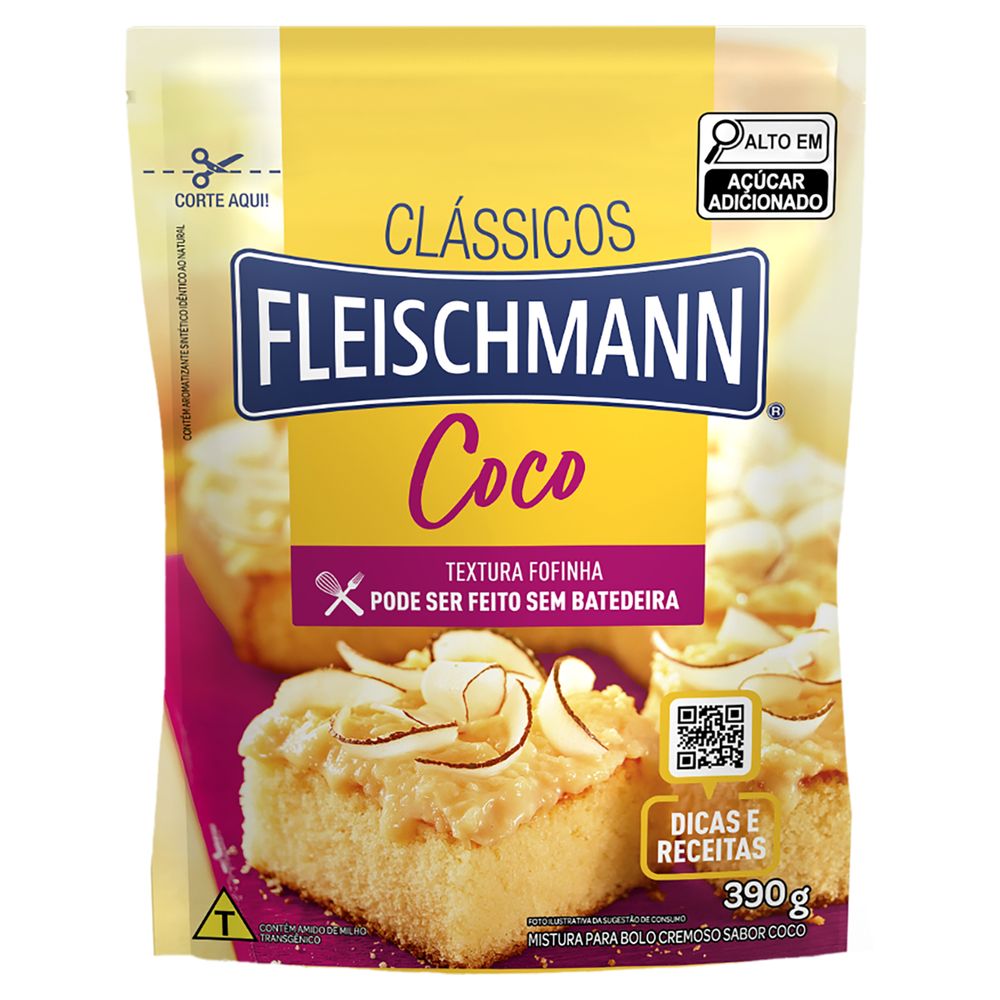 Encontraproduto.com.br - Mistura Para Bolo Fleischmann Coco 390G