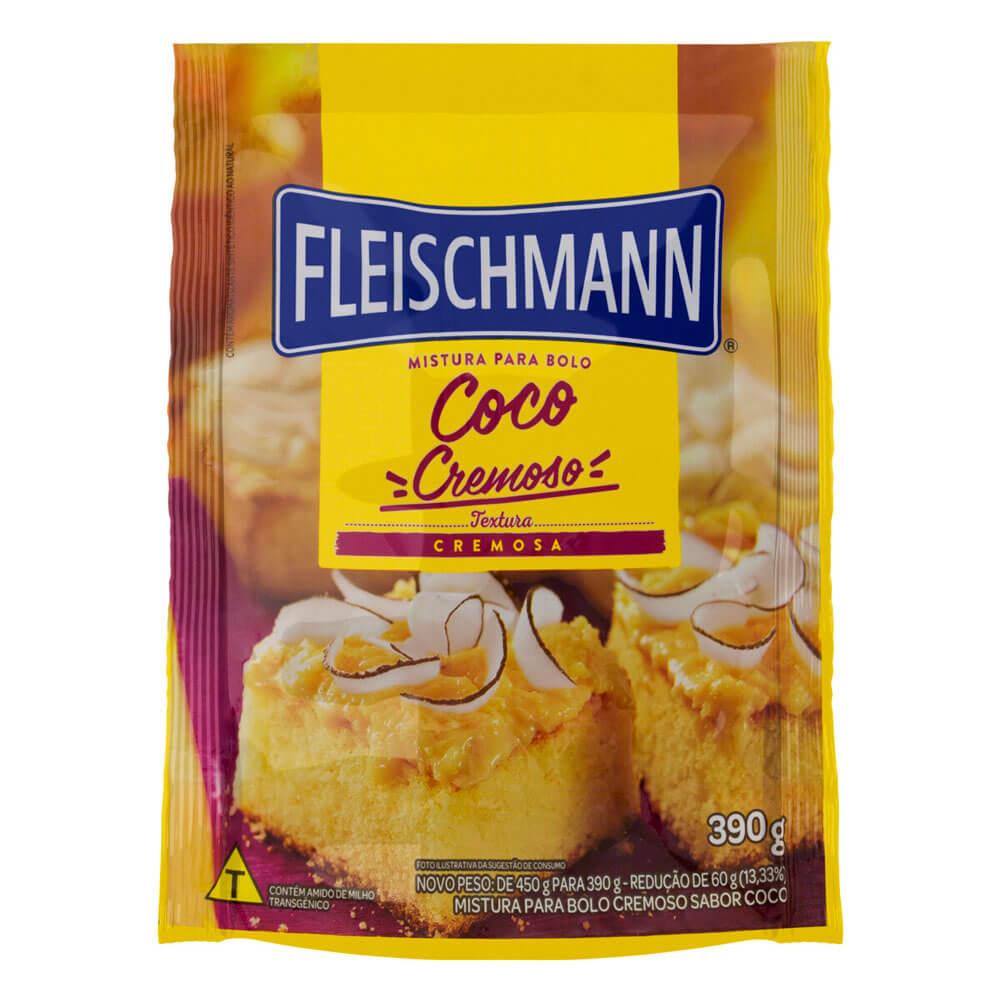 Encontraproduto.com.br - Mistura Para Bolo Fleischmann Coco 390G