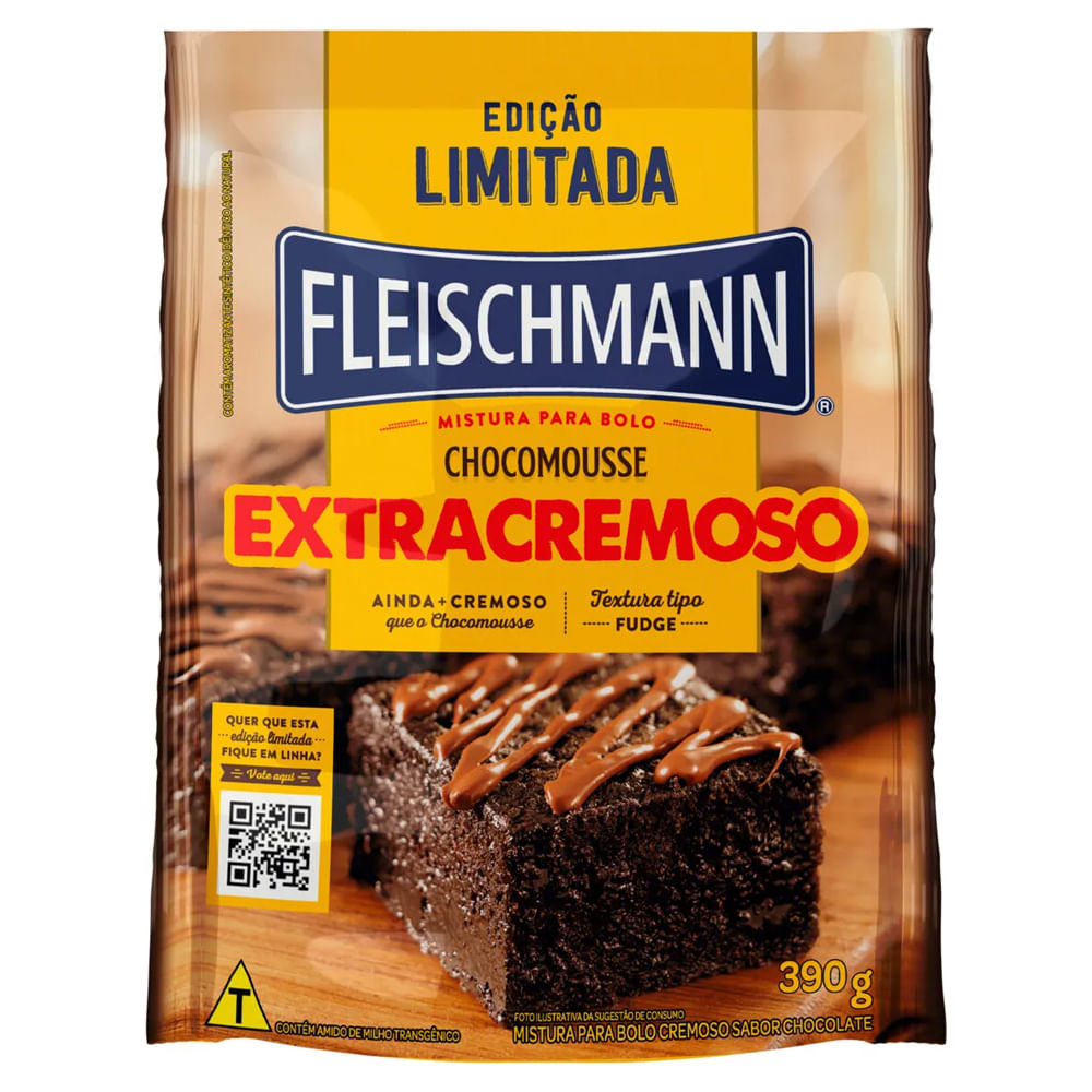 Encontraproduto.com.br - MISTURA P/BOLO FLEISCHMANN 390G CHOCO CREMOSO