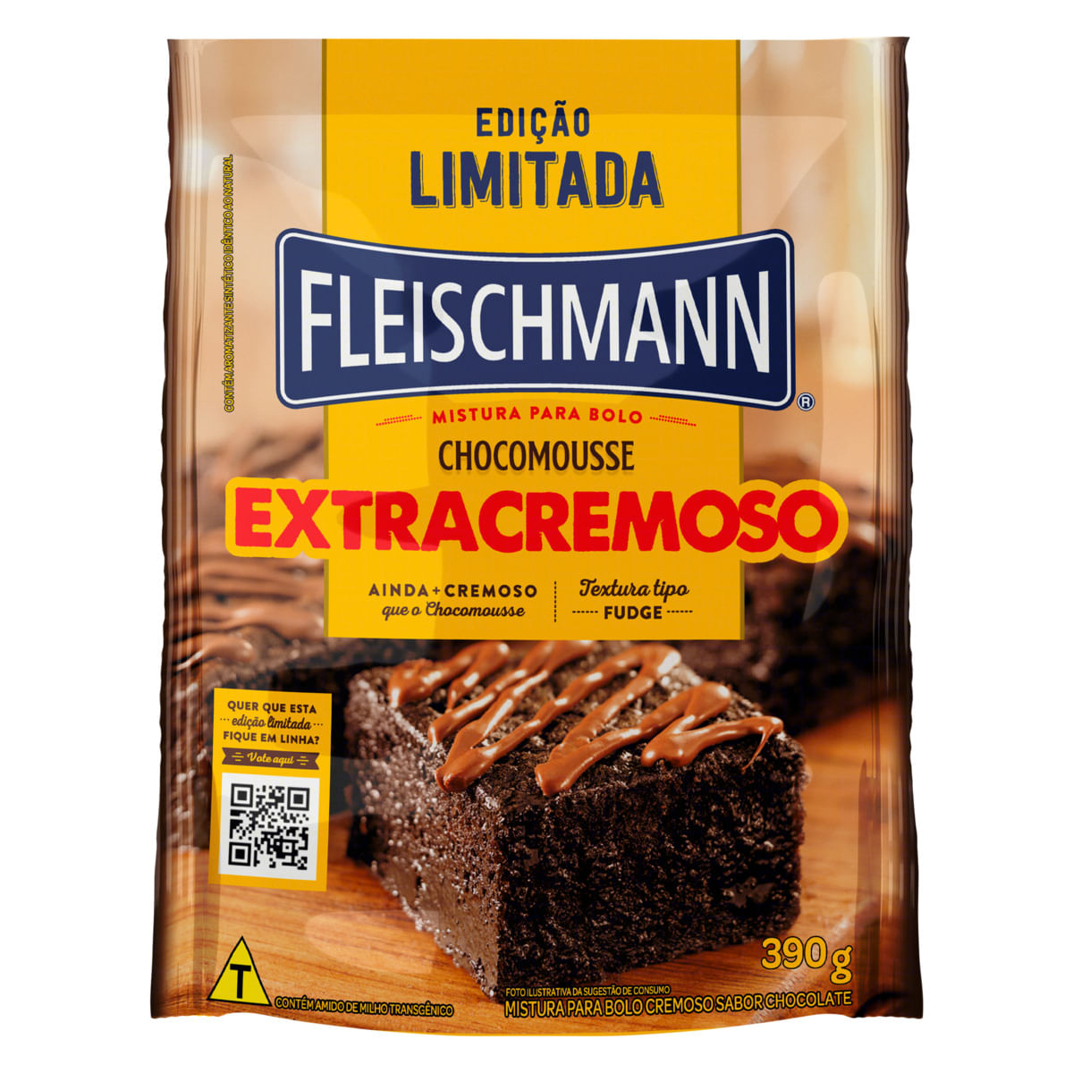 Encontraproduto.com.br - MISTURA P/BOLO FLEISCHMANN 390G CHOCO CREMOSO