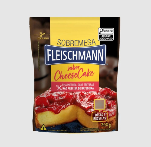Encontraproduto.com.br - Mistura para Bolo Cremoso Cheesecake Fleischmann 390g