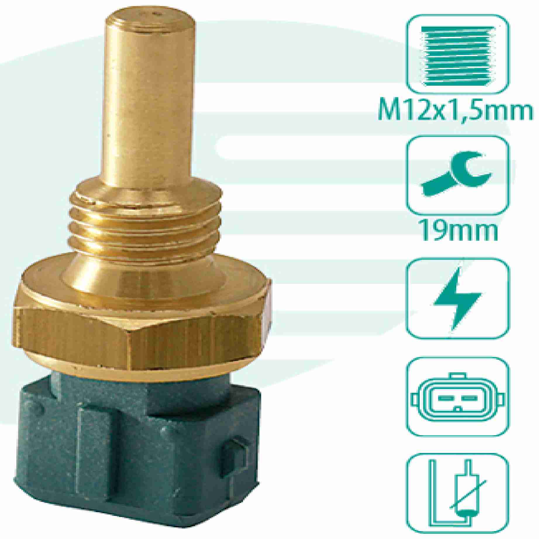 Encontraproduto.com.br - SENSOR TEMPERATURA AGUA CORSA 805 - IG201.0805