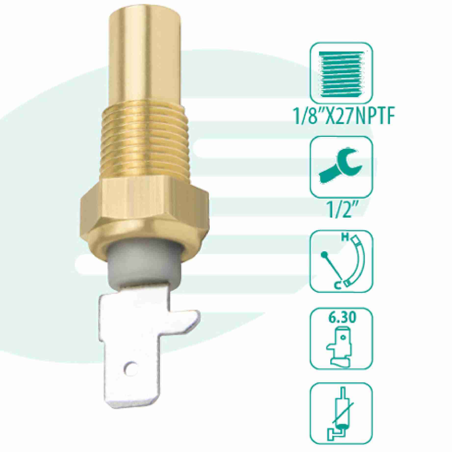 Encontraproduto.com.br - SENSOR TEMPERATURA PAINEL SPR TEMPERATURA MAXION (3065) - IG203.2027
