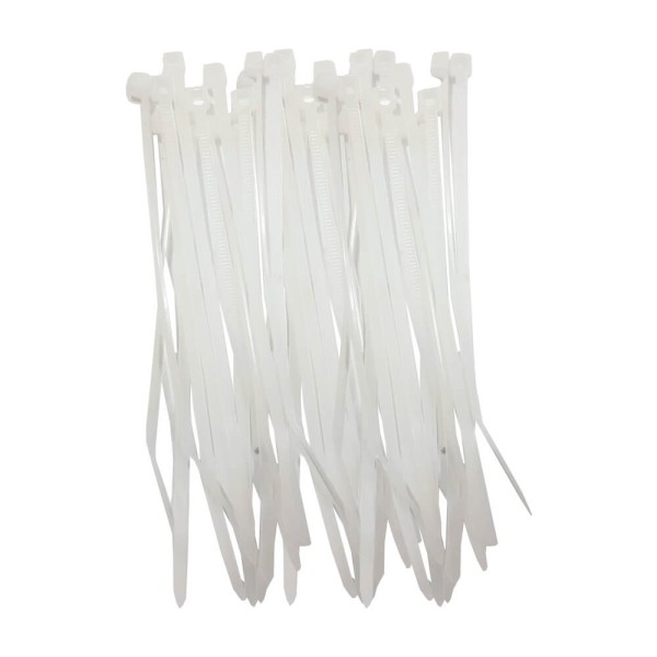 Encontraproduto.com.br - Abraçadeira Nylon 6.6 100X2,5Mm Natural Embalagem Com 100 Peças Dutoplast
