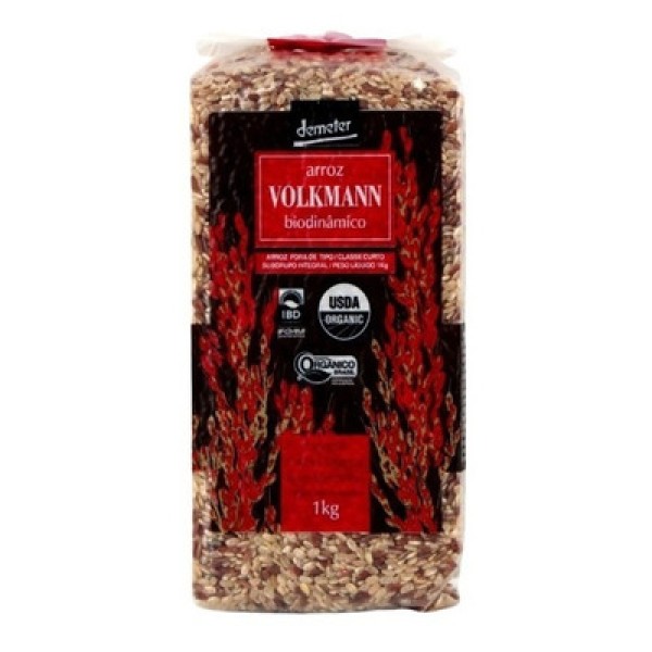 Encontraproduto.com.br - Arroz Cateto com Vermelho Integral Biodinâmico (Orgânico) 1Kg - Volkmann