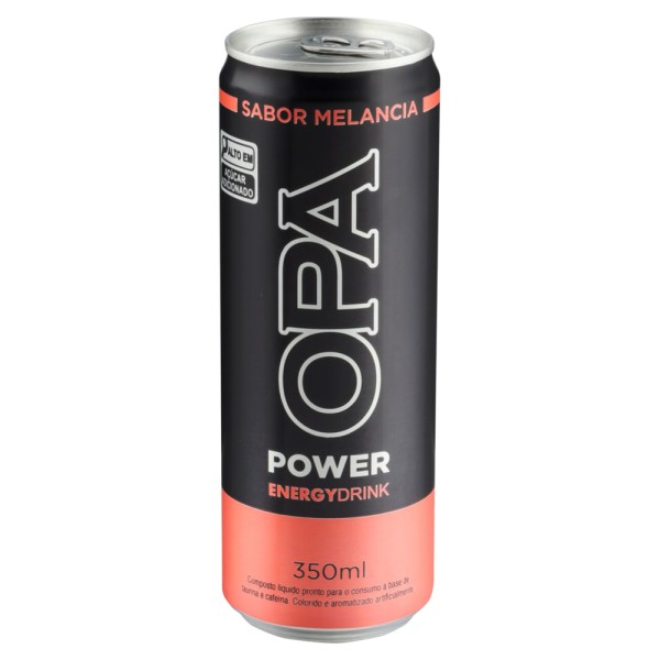Encontraproduto.com.br - Energético Opa Power Melancia Lata 350ml