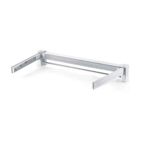 Encontraproduto.com.br - Varal de Roupas Retrátil 70cm Ordene Inox de Parede Estendedor Log Branco