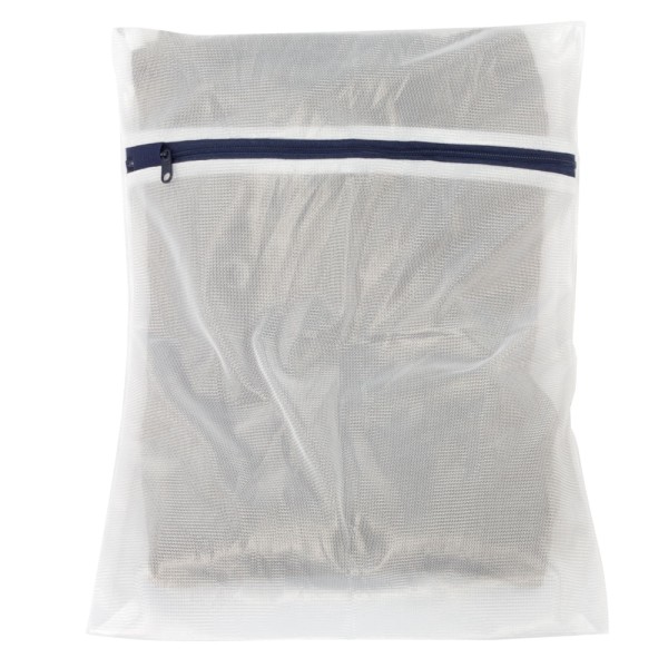 Encontraproduto.com.br - Saco para Lavar Roupa Premium Pequeno Branco/Azul Log Ordene