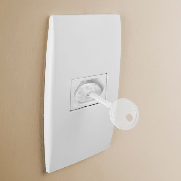 Encontraproduto.com.br - Protetor Ordene Joy OR91500 Plástico Tomada 9Pc/3 Chavev Padrão Branco
