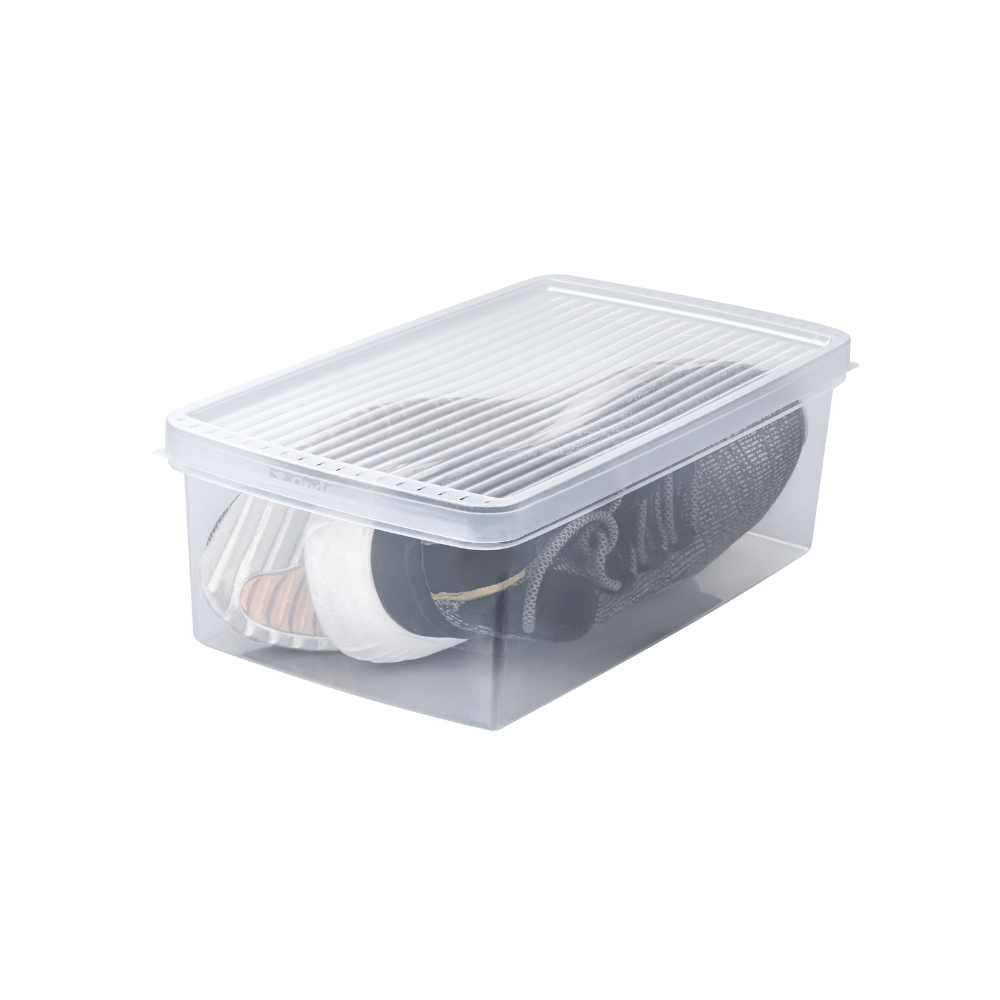 Encontraproduto.com.br - Organizador para Sapatos Cristal 6,9L Leve 6 Pague 5 Ordene