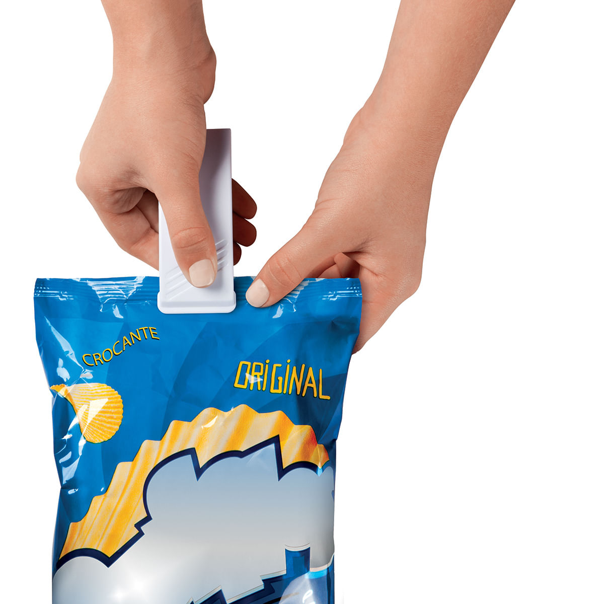 Encontraproduto.com.br - Selador de Embalagem Plástico Branco Log Ordene