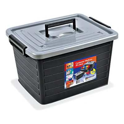 Encontraproduto.com.br - Organizador Plástico para Botas Cristal 19,5L Ordene