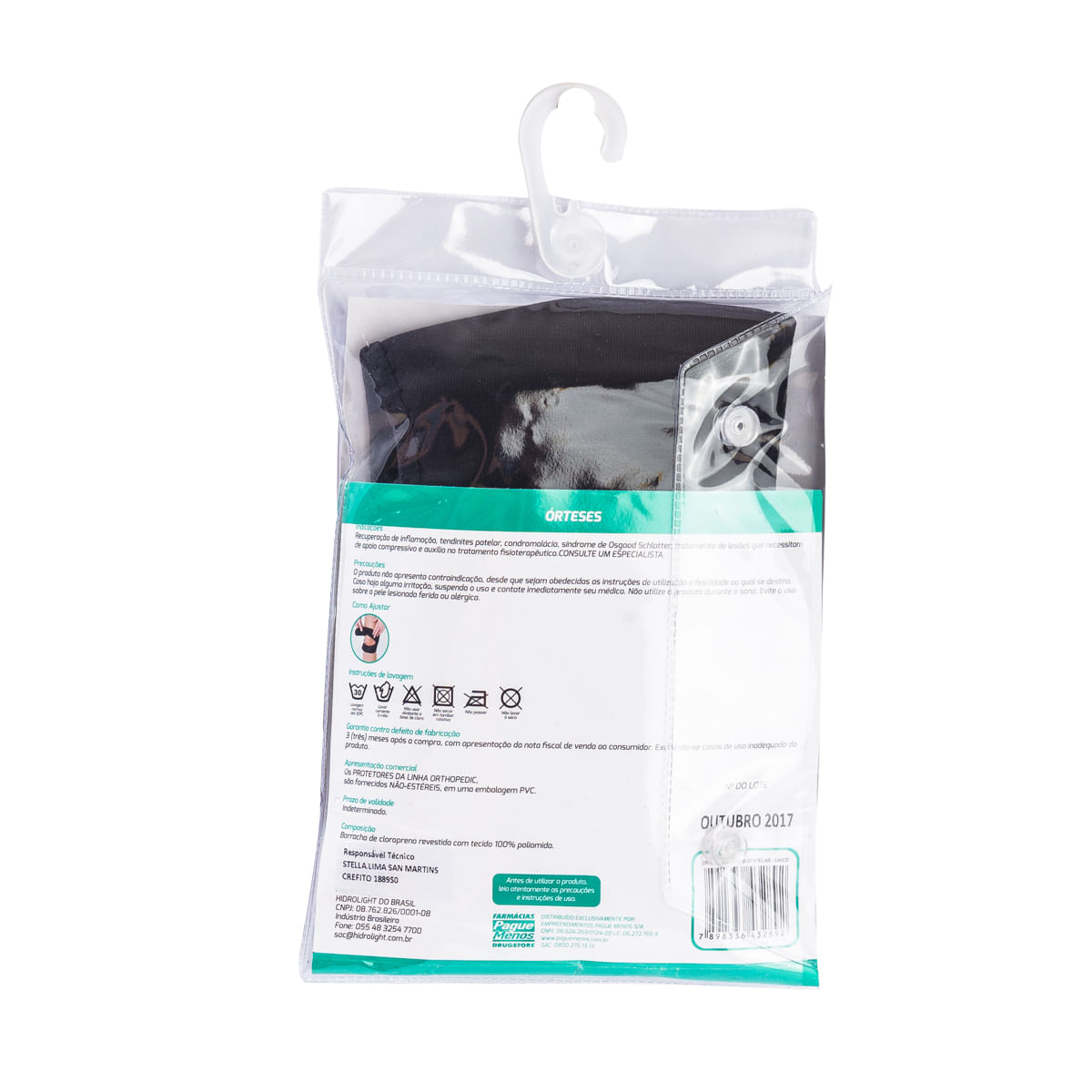 Encontraproduto.com.br - Joelheira Sub Patelar Hidrolight Ajustável Tamanho Único com 1 Unidade