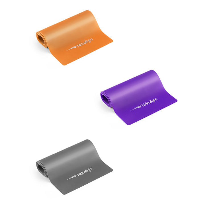 Encontraproduto.com.br - Kit Faixa Elástica Hidrolight TPE 3 Peças (MP)