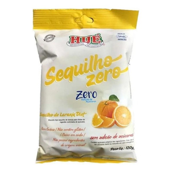 Encontraproduto.com.br - Sequilho Laranja Zero 120g - Hué