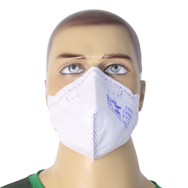 Encontraproduto.com.br - Máscara Respiradora AirSafety Sem Valvula PFF2s Kit C/ 100UN
