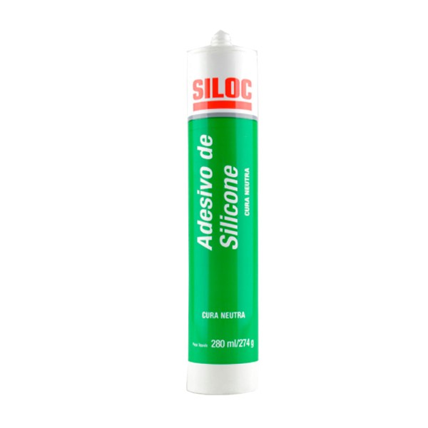 Silicone Neutro Preto Siloc 274gr