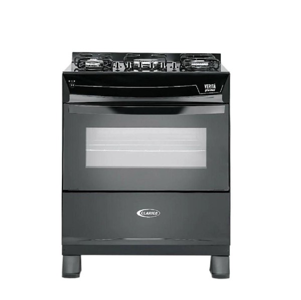 Encontraproduto.com.br - Fogão 5 Bocas Verita Gourmet Clarice Acendimento Automático - Preto