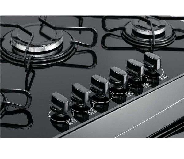 Encontraproduto.com.br - Fogão 5 Bocas Verita Gourmet Clarice Acendimento Automático - Preto