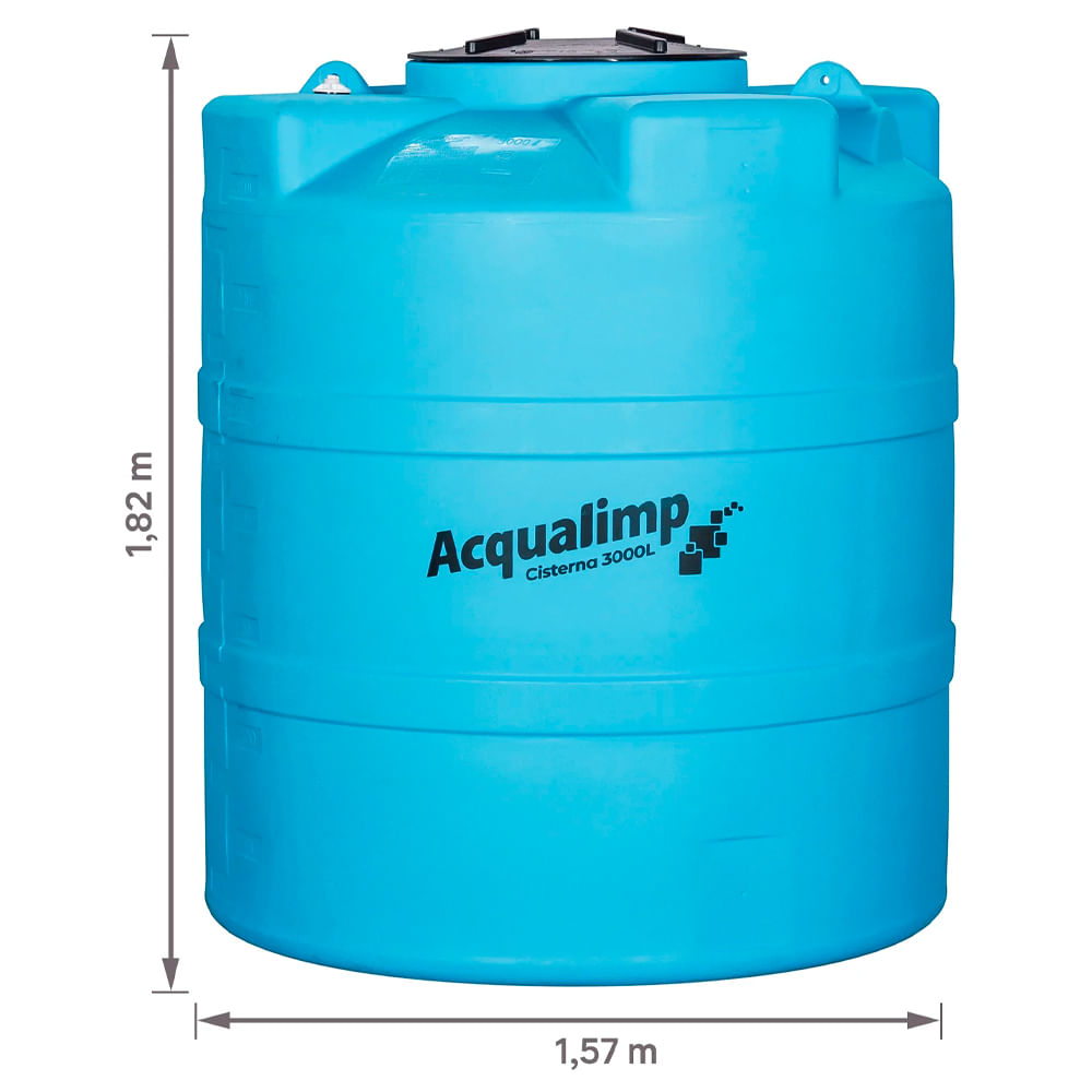 Encontraproduto.com.br - Cisterna sem Equipamento de 3.000L Acqualimp