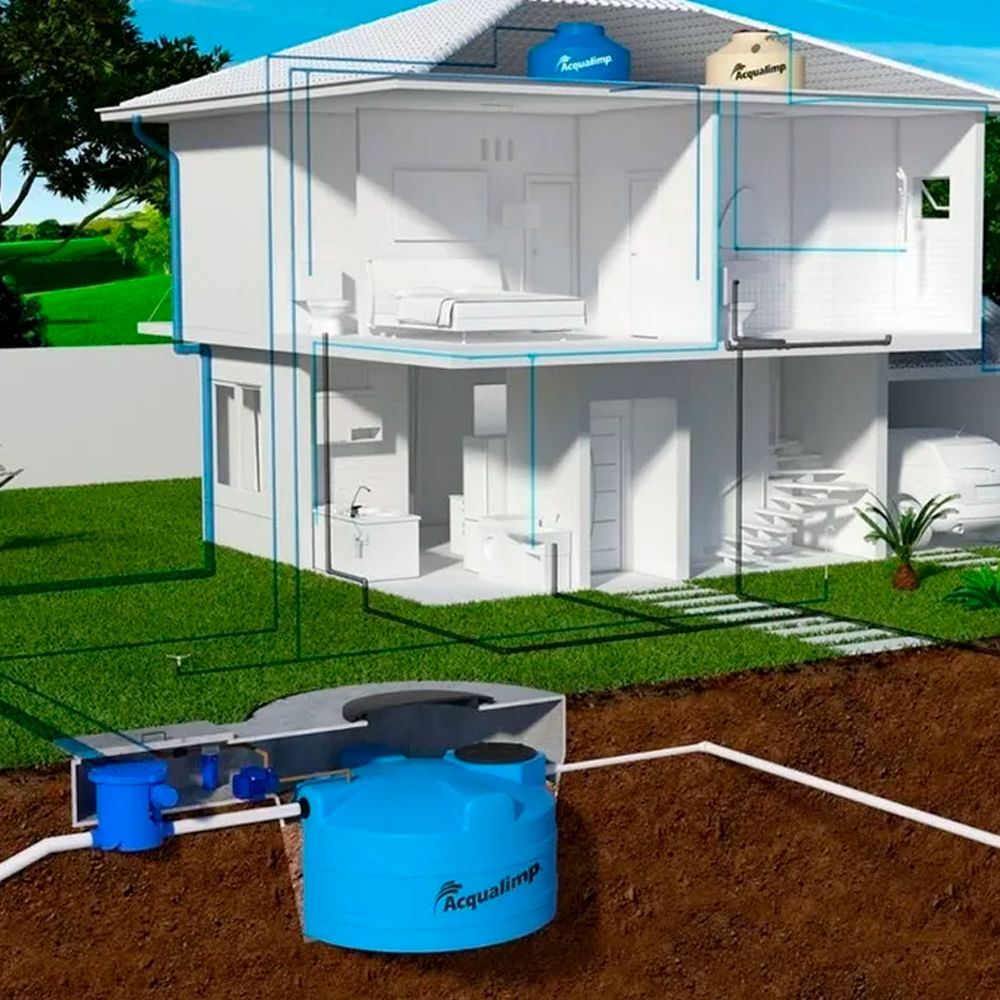 Encontraproduto.com.br - Cisterna sem Equipamento de 3.000L Acqualimp