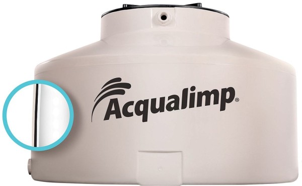 Encontraproduto.com.br - Tanque de água Acqualimp Caixa d’água Água Limpa capa tripla vertical 500L de 72 cm x 107 cm