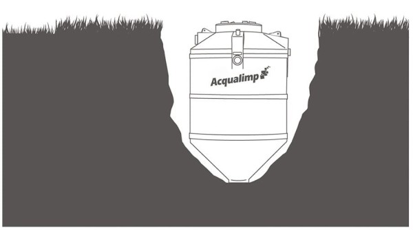 Encontraproduto.com.br - Fossa Biodigestor 1300 Litros Acqualimp