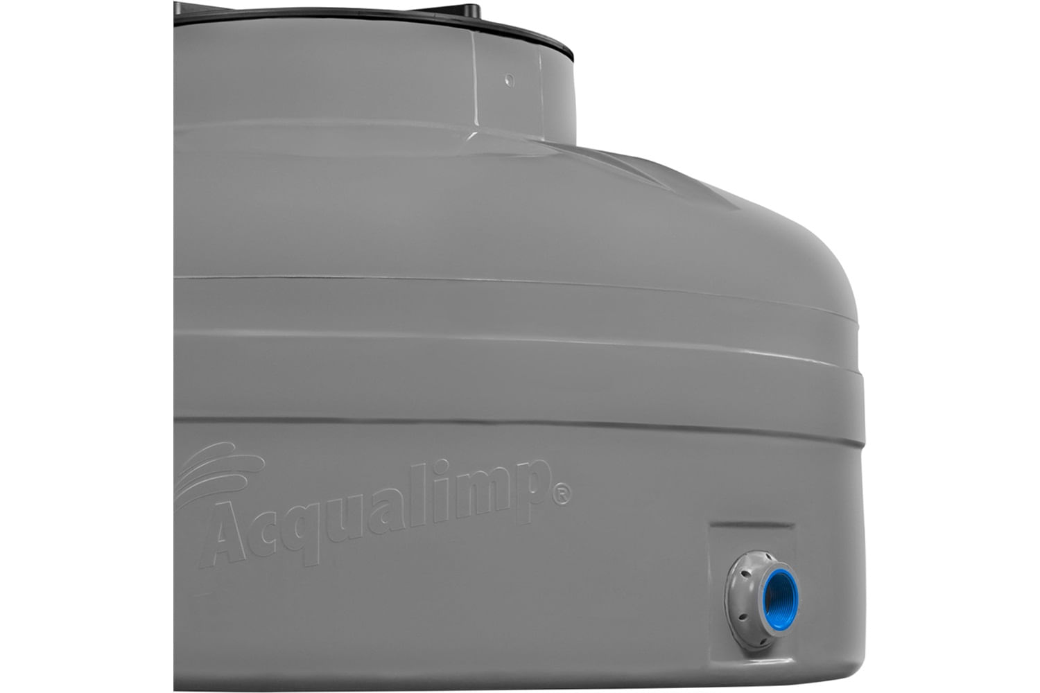Encontraproduto.com.br - Caixa dágua Fácil Instalação 500 litros cinza Acqualimp