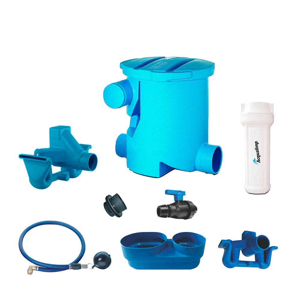 Encontraproduto.com.br - Kit para cisterna para captar água de chuva  2.800/5.000L Acqualimp #310213