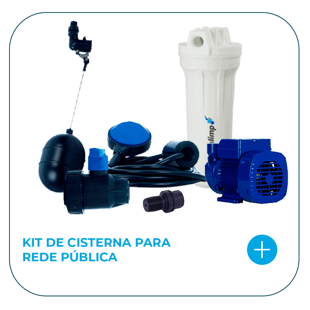 Encontraproduto.com.br - Kit para cisterna para captar água de chuva  2.800/5.000L Acqualimp #310213