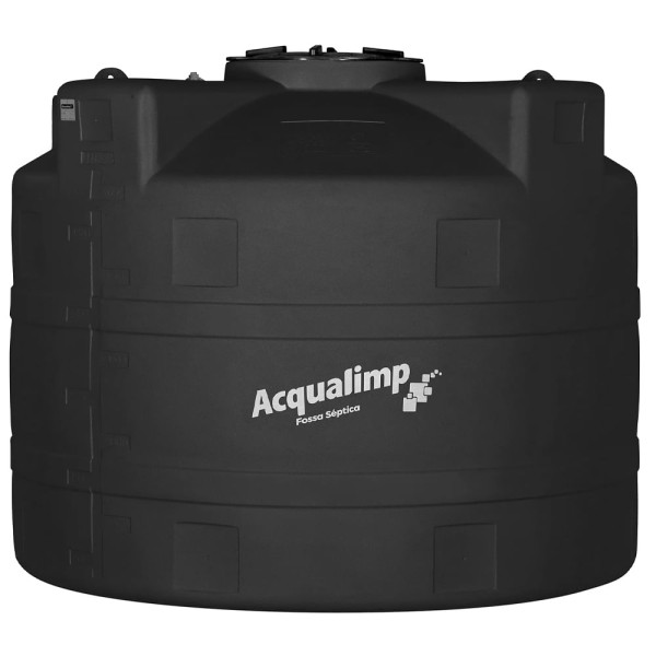 Encontraproduto.com.br - Fossa Séptica 10000L Preta - Acqualimp