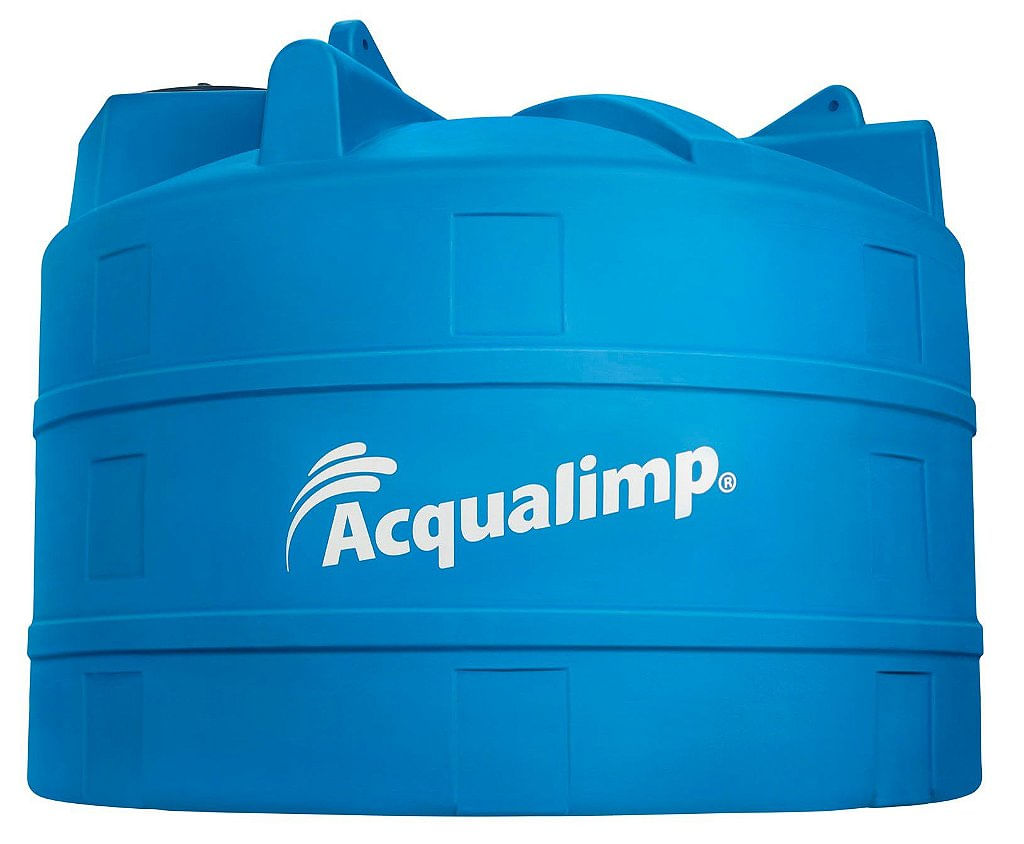 Tanque Polietileno 15.000L Azul - Acqualimp