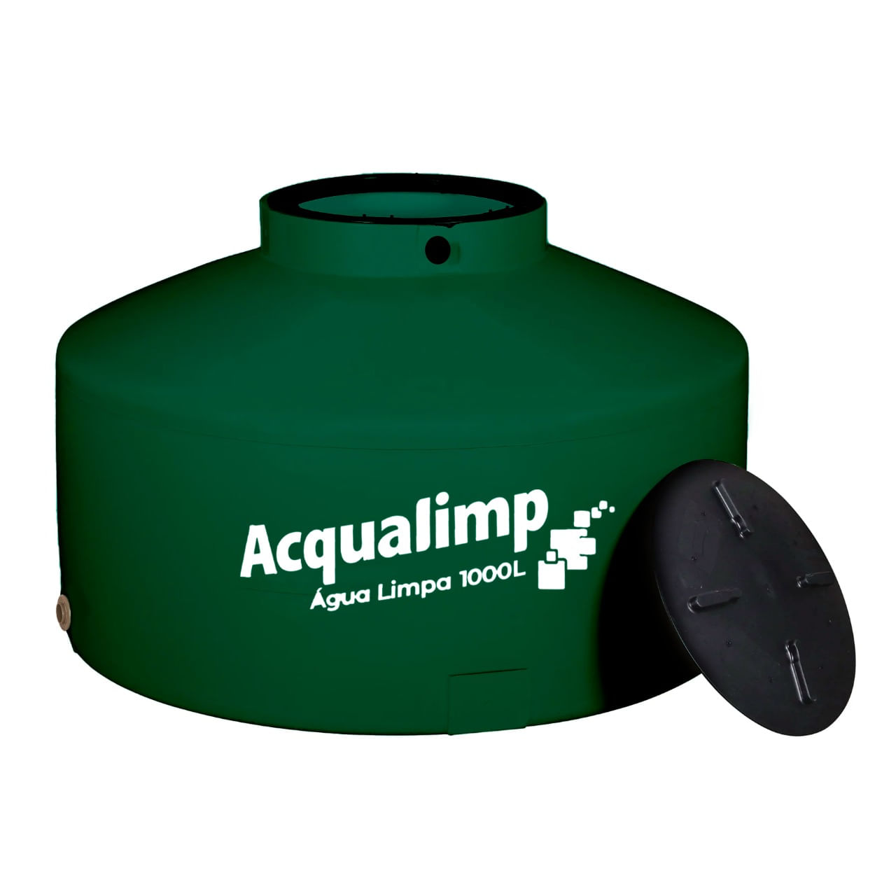 Encontraproduto.com.br - Caixa dágua 1.000 Litros +Green com Tampa de Rosca - Acqualimp