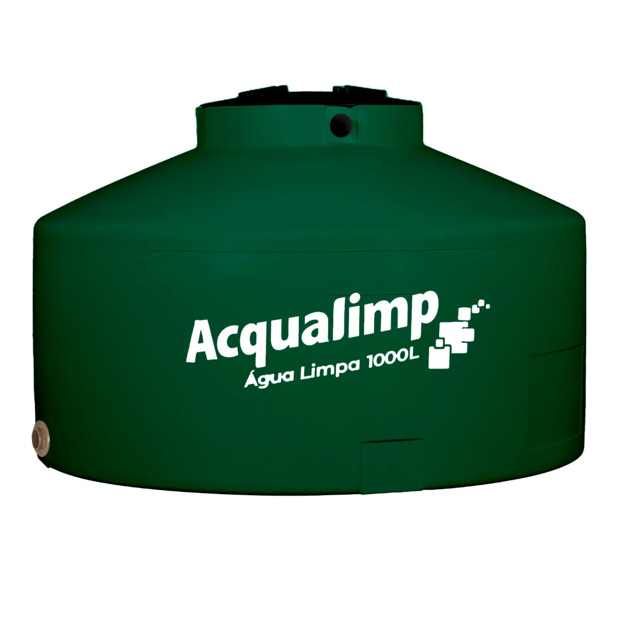 Encontraproduto.com.br - Caixa dágua 1.000 Litros +Green com Tampa de Rosca - Acqualimp
