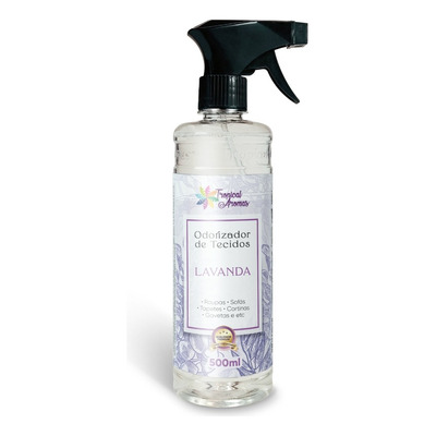 Encontraproduto.com.br - Odorizador de Tecido Lavanda 500ml Tropical Aromas