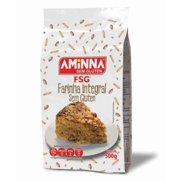 Encontraproduto.com.br - Farinha Sem Glúten Integral 500g - Aminna