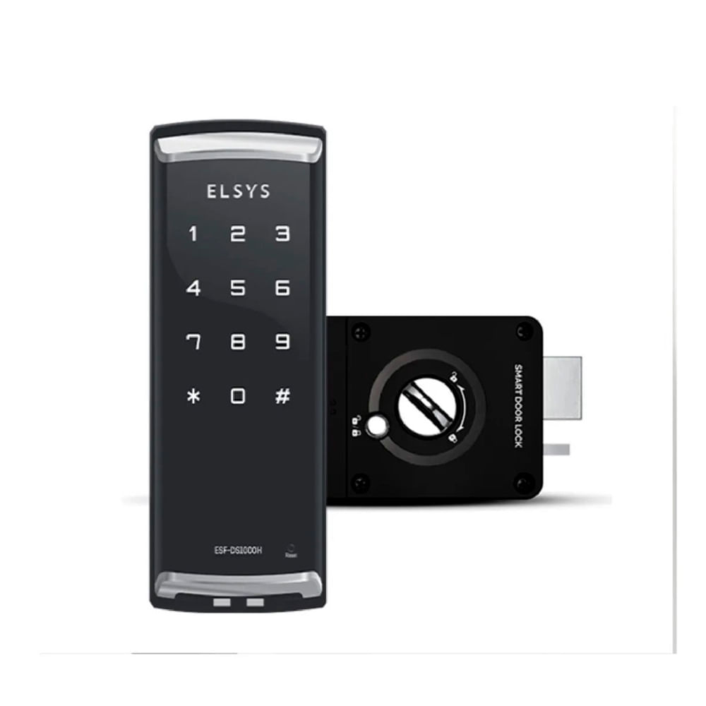 Fechadura Digital Elsys Sobrepor Horizontal DS1000H