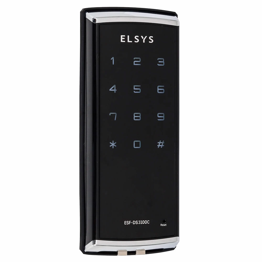Encontraproduto.com.br - Fechadura Digital Elsys Sobrepor Para Porta De Correr DS3100C