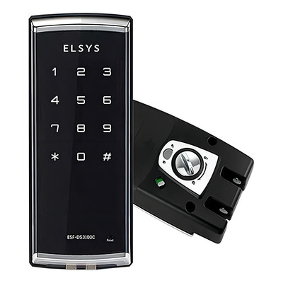 Fechadura Digital Elsys Sobrepor Para Porta De Correr DS3100C